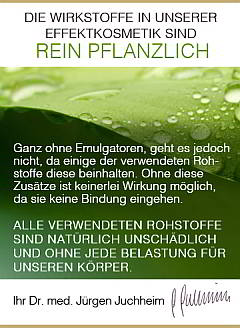 rein pflanzliche Wirkstoffe
